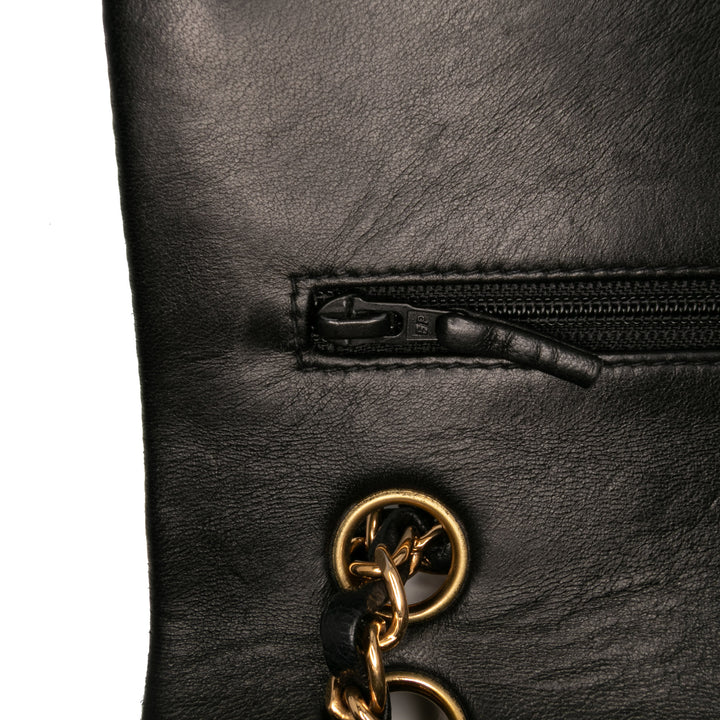 Chanel Small Classic Cuir d’agneau Double rabat Noir – GABY PARIS Authentique
