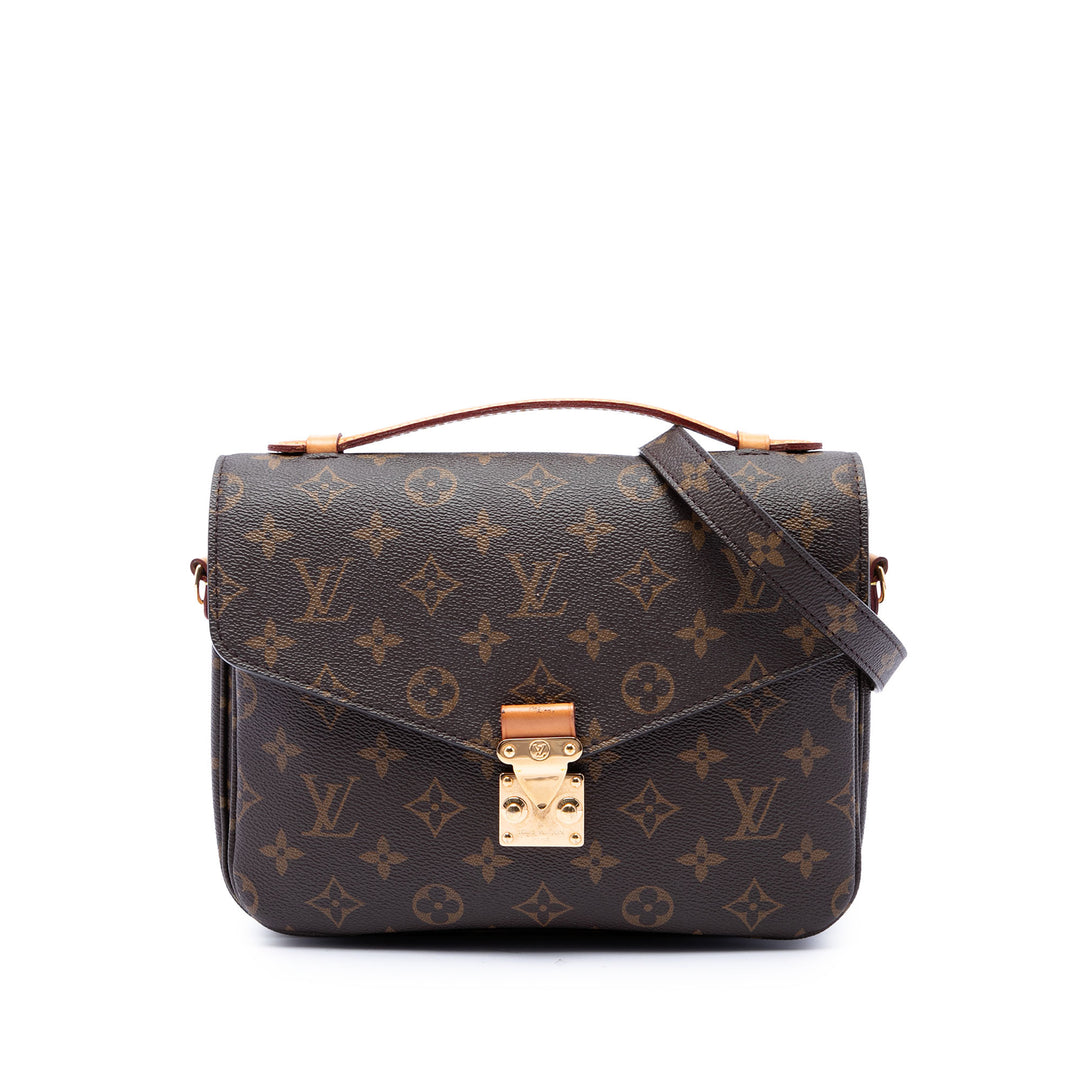 Louis Vuitton Pochette Métis Monogram Marron – vue principale – GABY PARIS