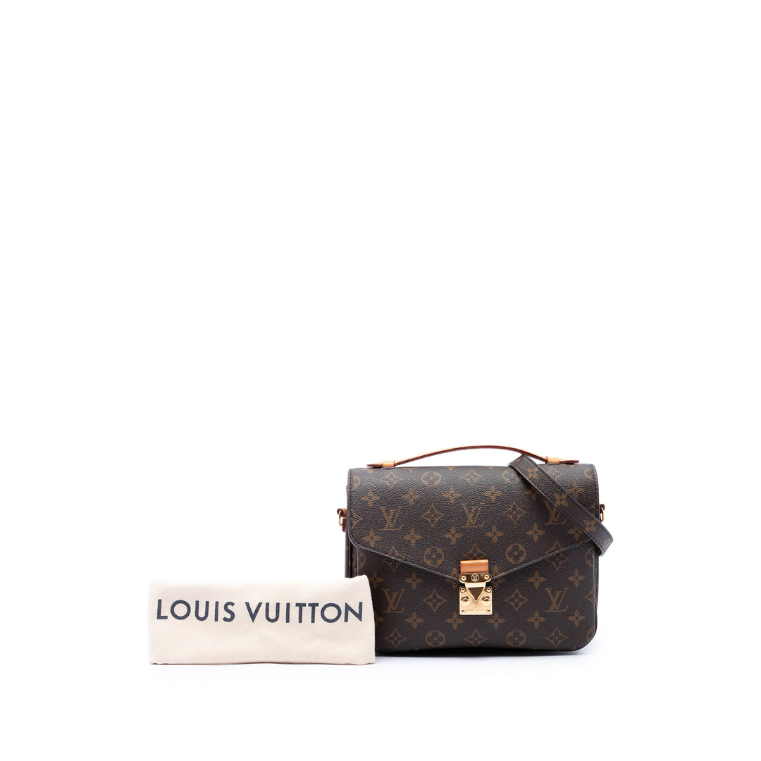 Louis Vuitton Pochette Métis Monogram Marron – vue 7 – GABY PARIS