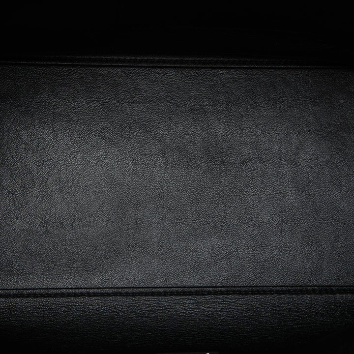 Celine Medium Drummed Cuir de veau et Daim Trapeze Sac
