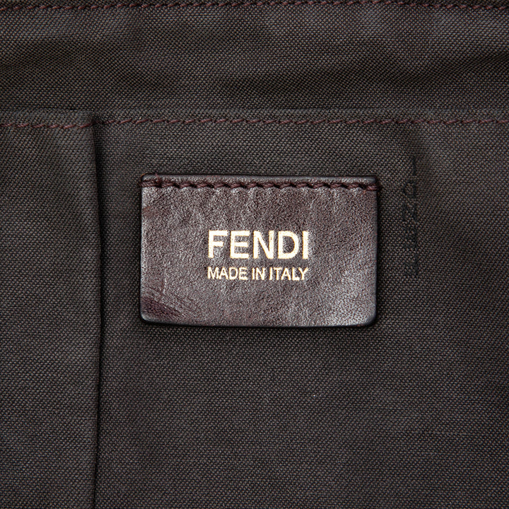 Fendi Zucchino Superstar Cabas Beige