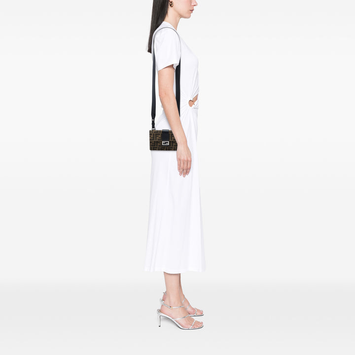 Fendi Zucca Toile Convertible Baguette Pochette