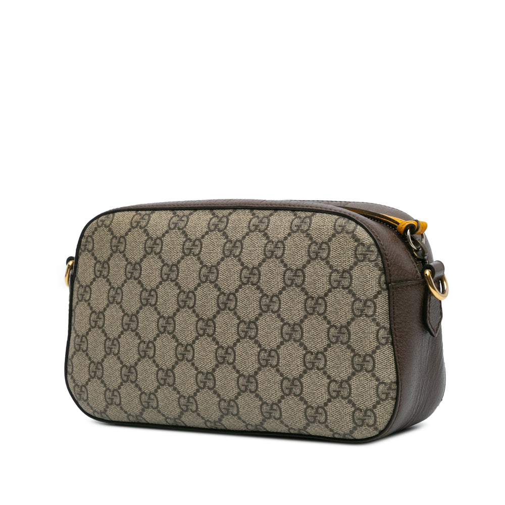 GG Supreme Web Neo Vintage Crossbody Brown - Gaby Paris