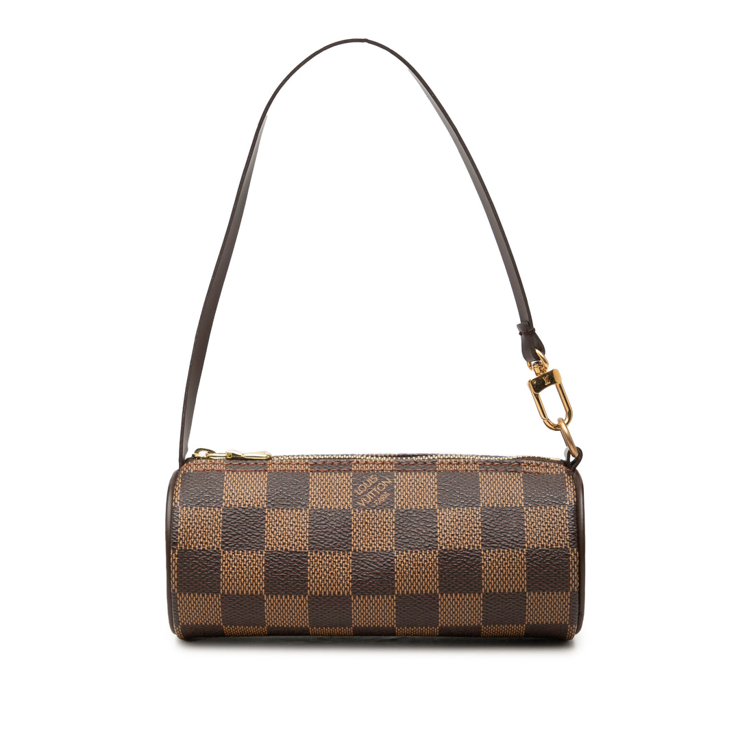 Louis Vuitton Papillon Pochette Damier Ébène Marron