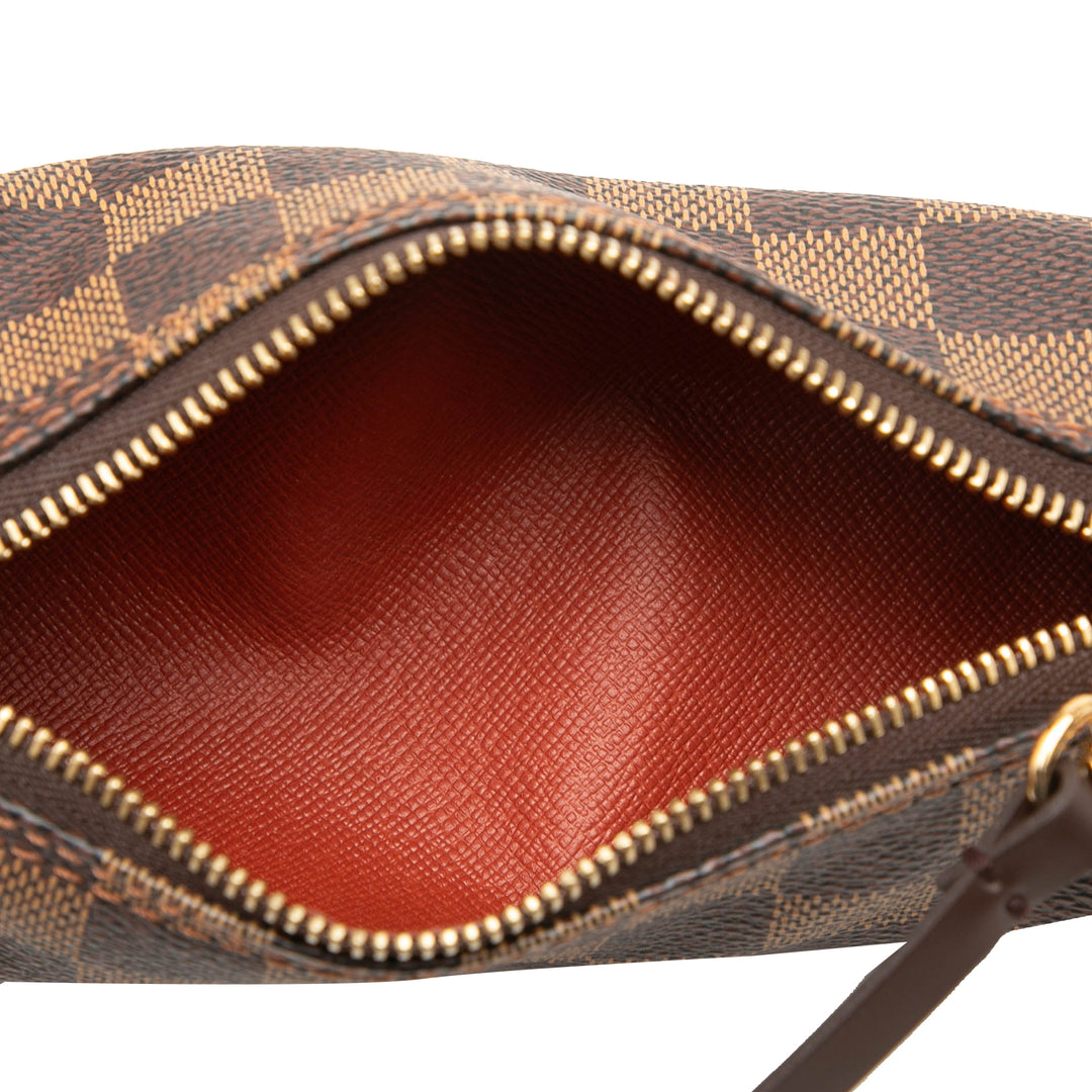 Louis Vuitton Papillon Pochette Damier Ébène Marron
