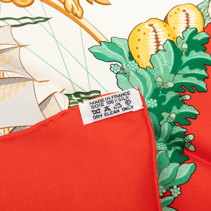 Hermès Balade Oceane Soie Foulard 90
