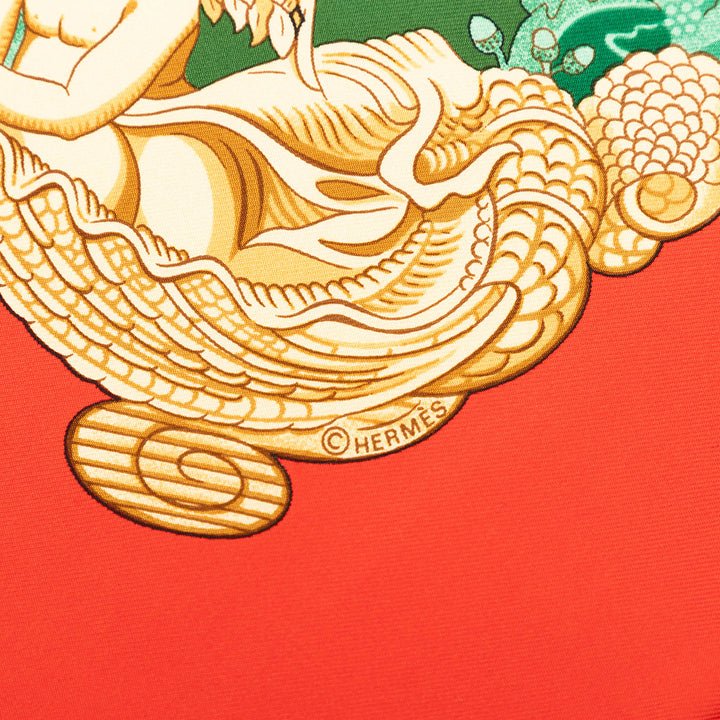 Hermès Balade Oceane Soie Foulard 90