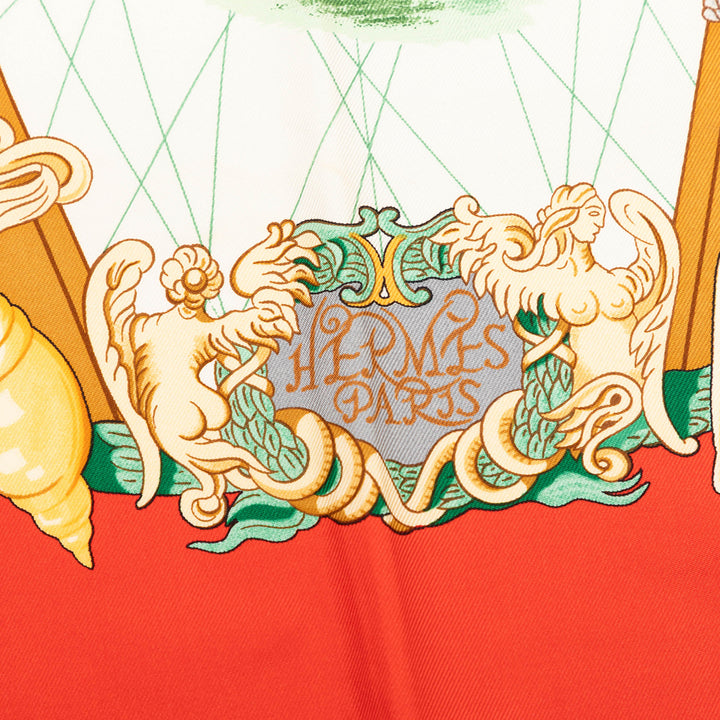 Hermès Balade Oceane Soie Foulard 90