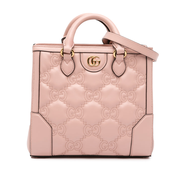 GG Matelasse sac à Mini Rose