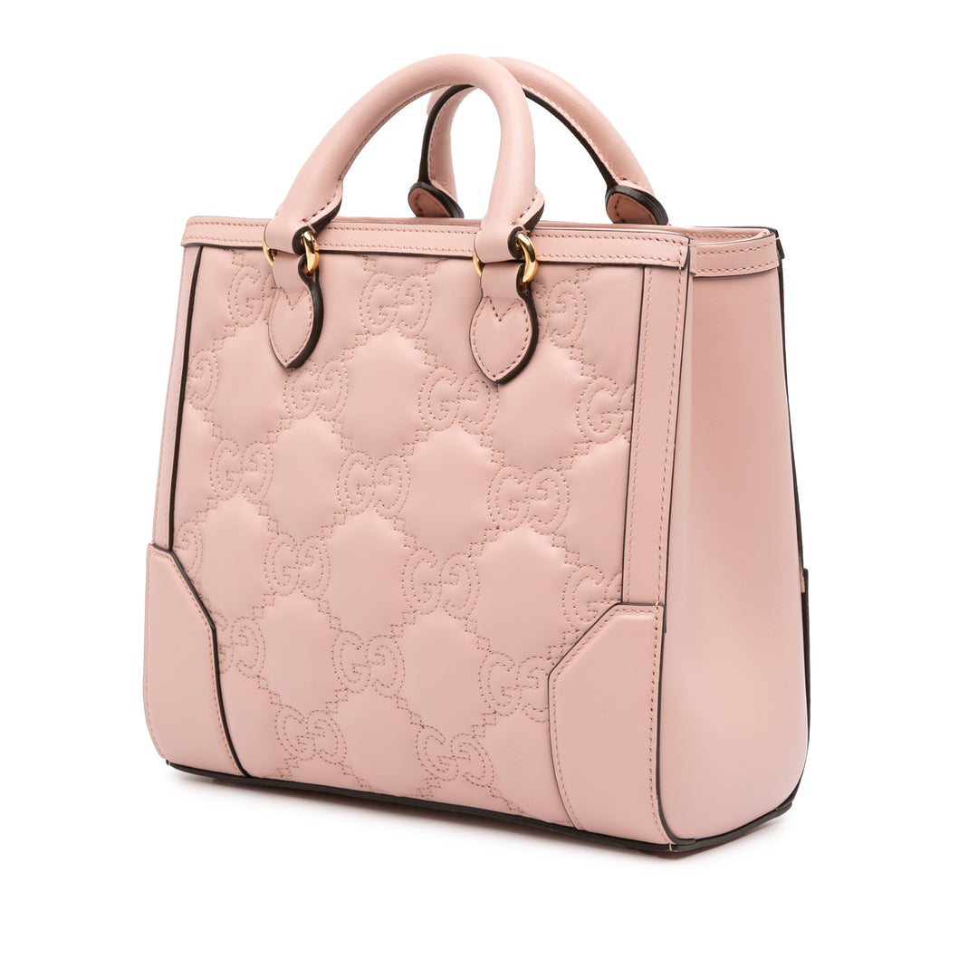 GG Matelasse sac à Mini Rose