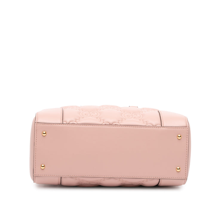 GG Matelasse sac à Mini Rose