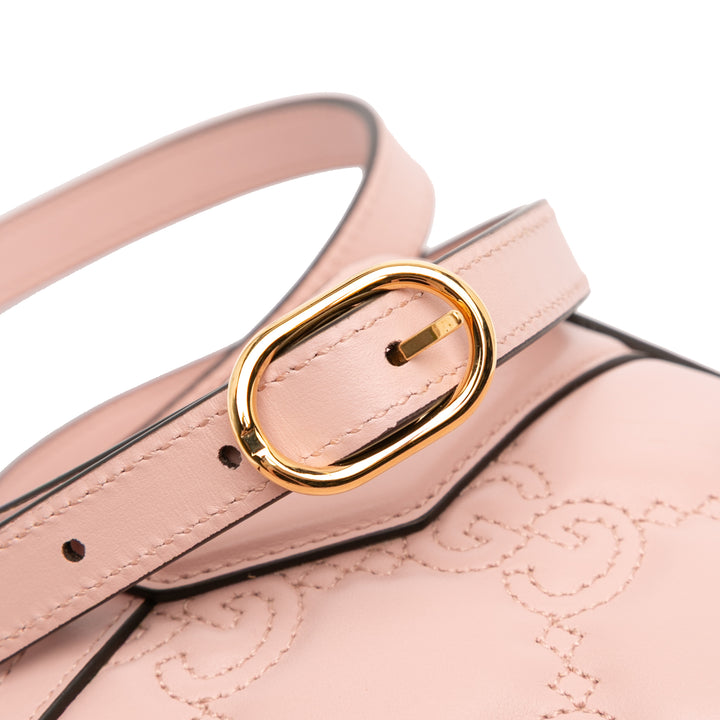 GG Matelasse sac à Mini Rose