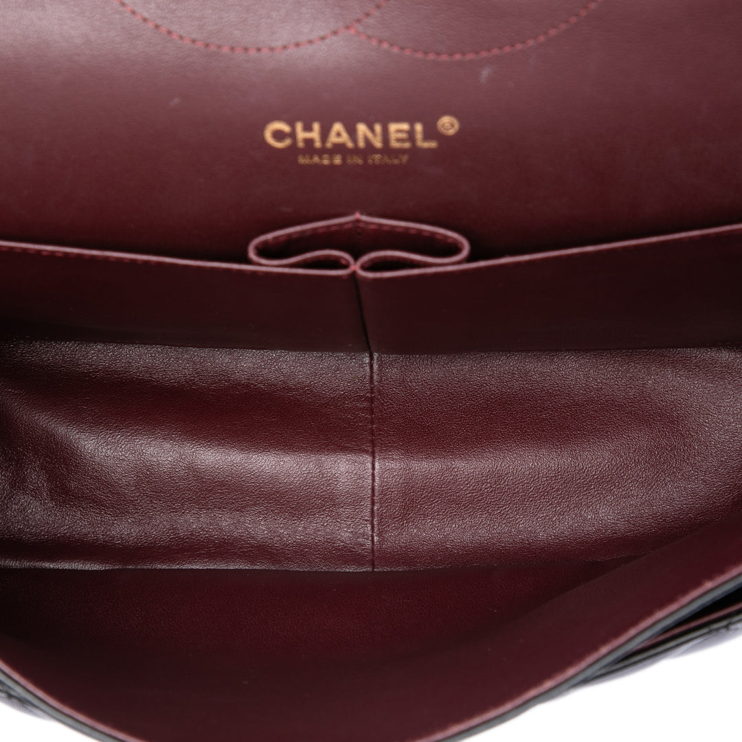 Chanel Sac porté épaule Classic Double rabat Jumbo Cuir d'agneau Noir – vue 4 – GABY PARIS
