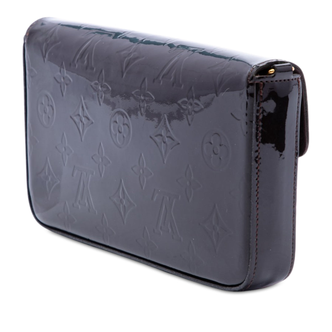 Louis Vuitton Pochette Felicie Cuir verni Monogram Violet