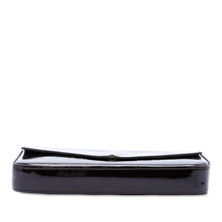 Louis Vuitton Pochette Felicie Cuir verni Monogram Violet