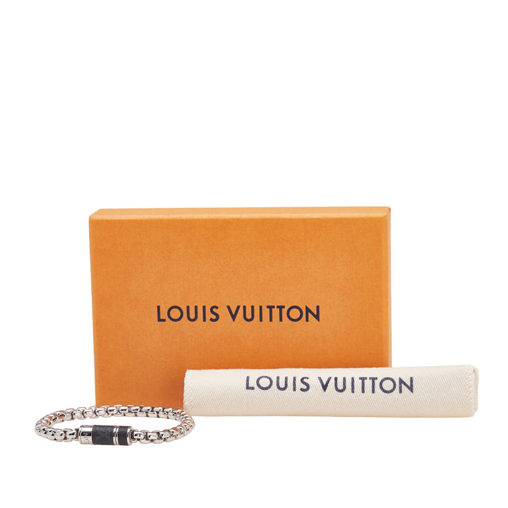 Louis Vuitton Monogram Eclipse Chain Bracelet
