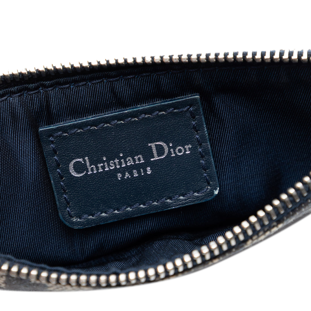 Dior Pochette Diorissimo Trotter Wristlet Bleu – vue 5 – GABY PARIS