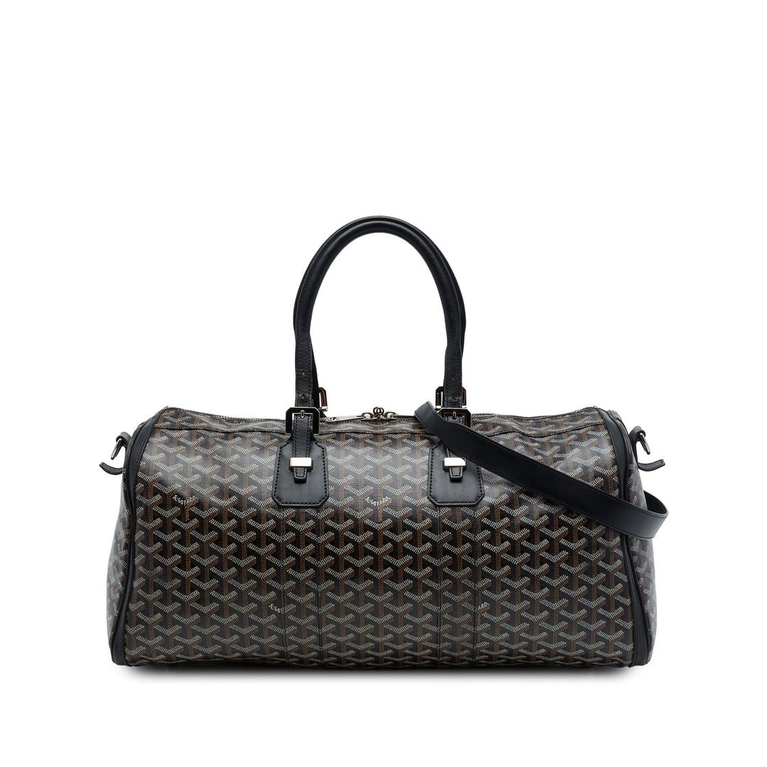 Goyard Sac de voyage Croisiere 50 Goyardine Noir – vue principale – GABY PARIS