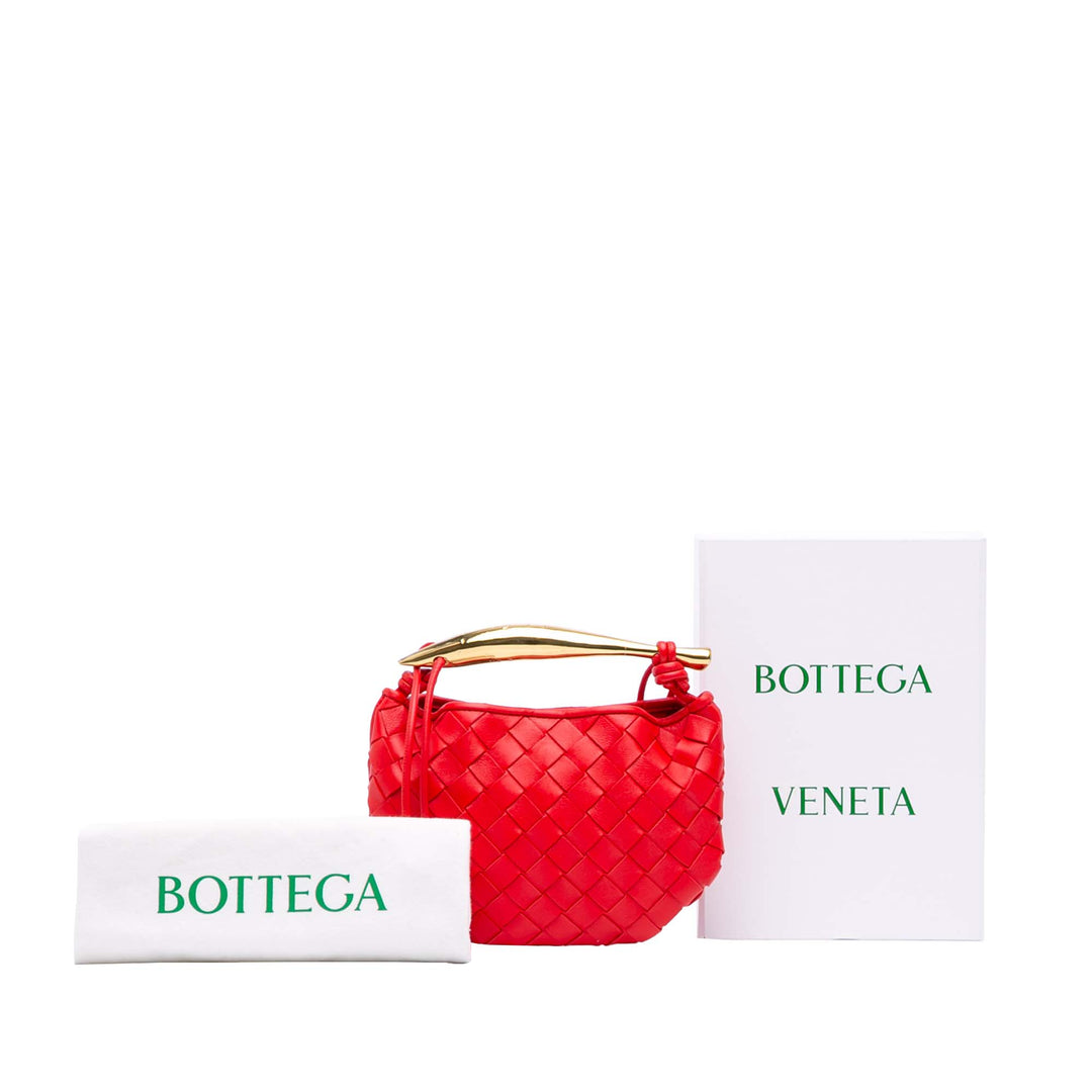 Bottega Veneta Baby Cuir d’agneau Intrecciato Sardine