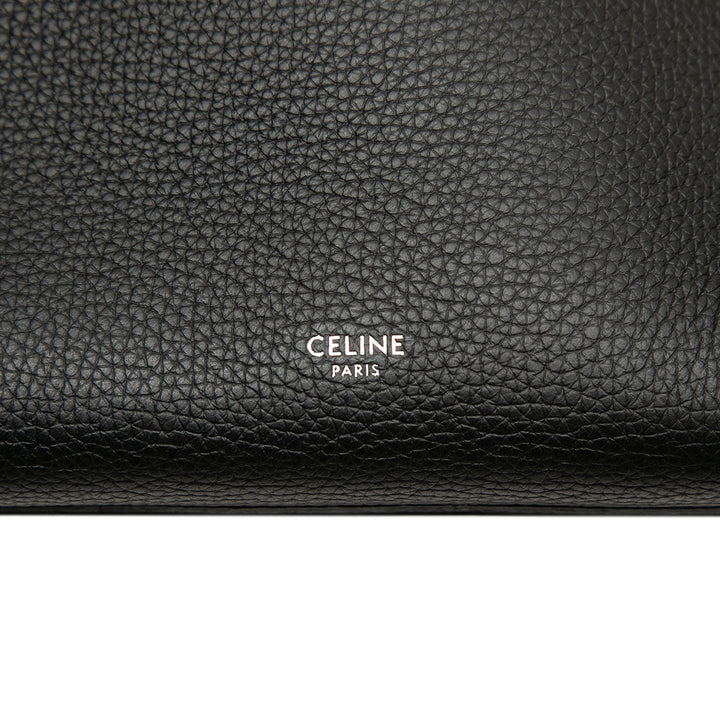 Souple grainé Big Sac Petit Cuir de veau grainé Noir