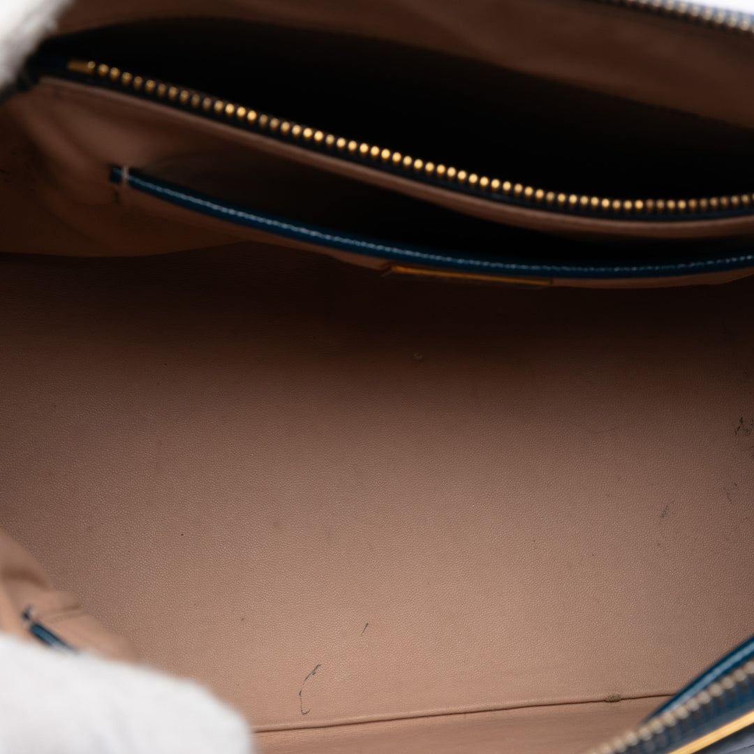 Prada Medium Saffiano Vernice Promenade Sac