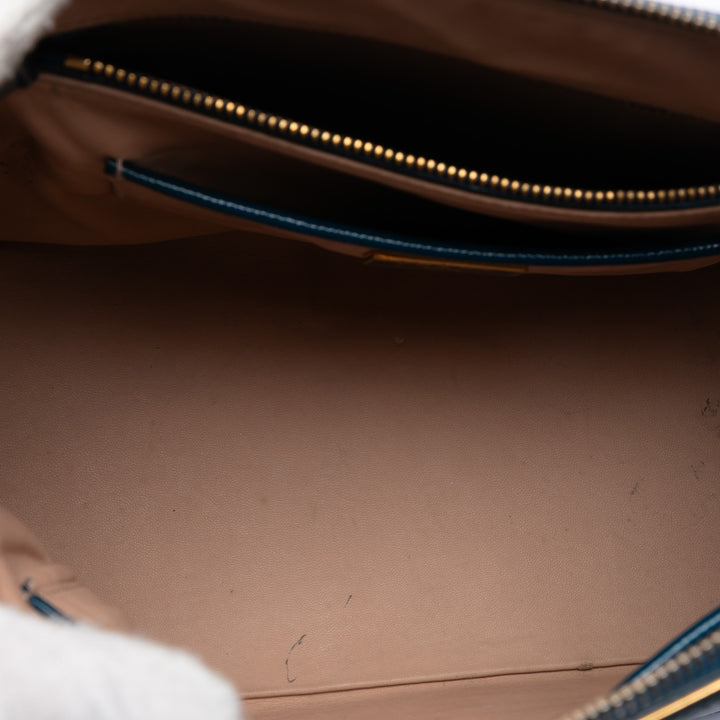 Prada Medium Saffiano Vernice Promenade Sac