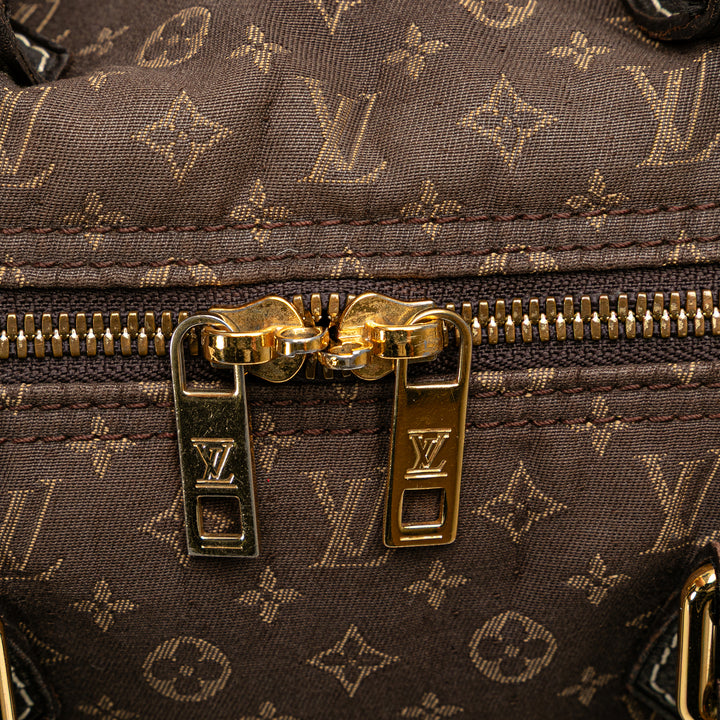 Monogram Mini Lin Speedy Bandouliere 30 Brown - Gaby Paris
