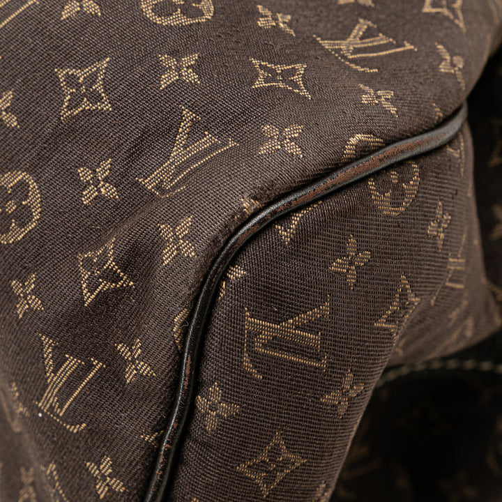 Monogram Mini Lin Speedy Bandouliere 30 Brown - Gaby Paris