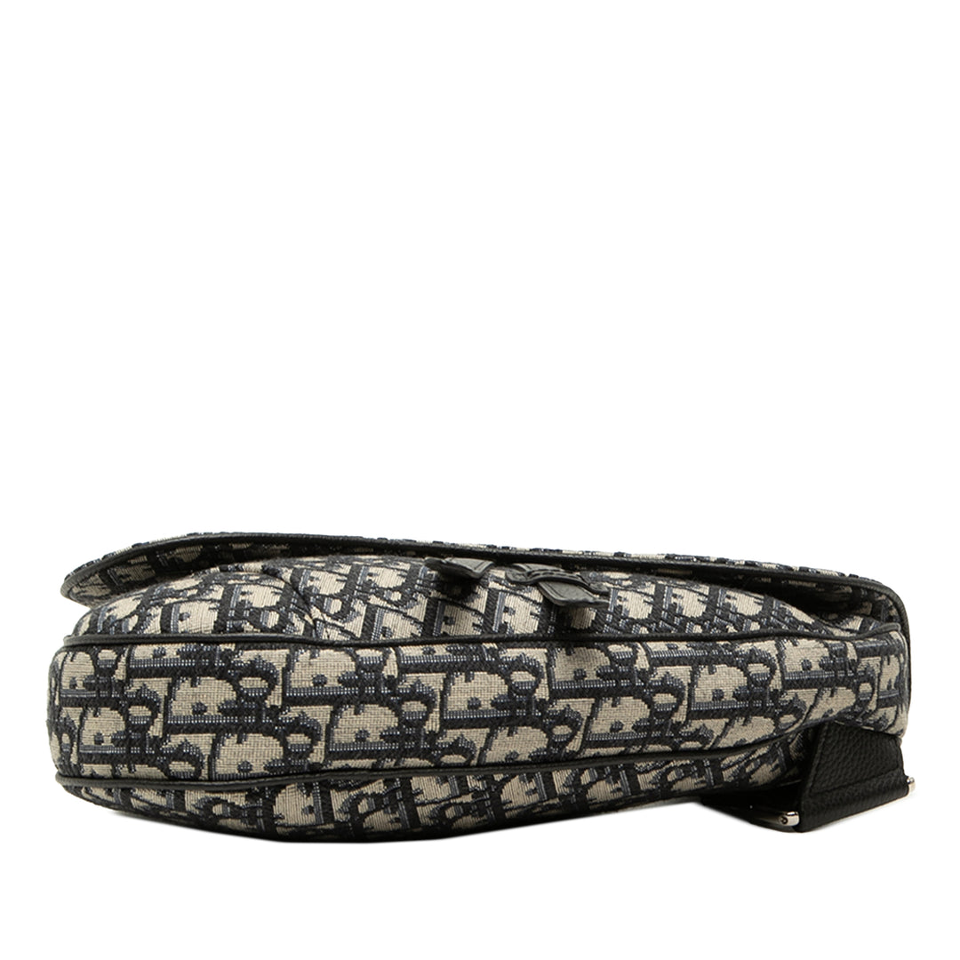 Saddle Sac Oblique Bleu