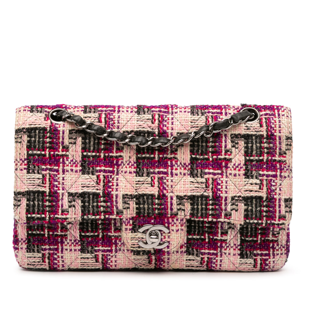 Chanel Medium Classic Tweed Double rabat Rose – GABY PARIS Authentique
