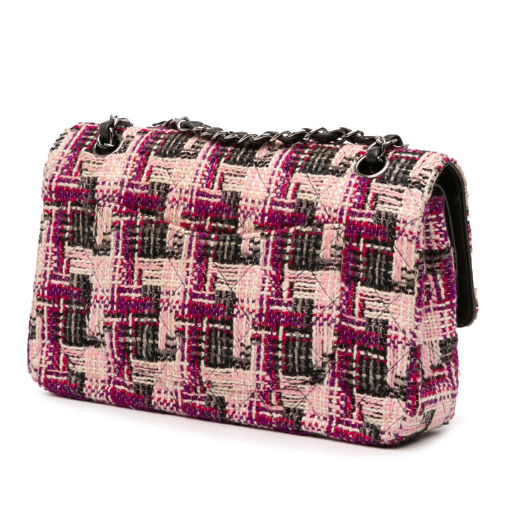 Chanel Medium Classic Tweed Double rabat Rose – GABY PARIS Authentique