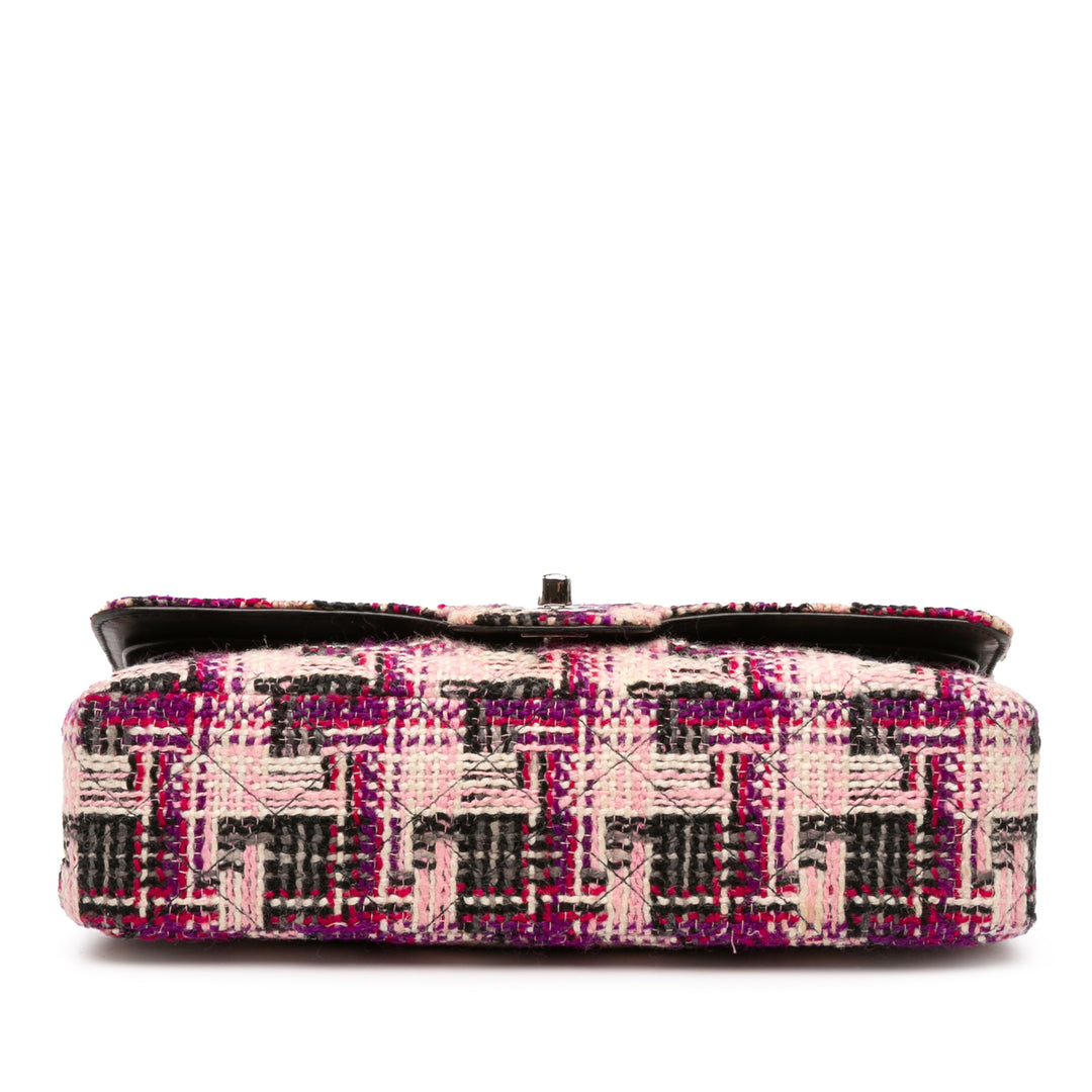 Chanel Medium Classic Tweed Double rabat Rose – GABY PARIS Authentique