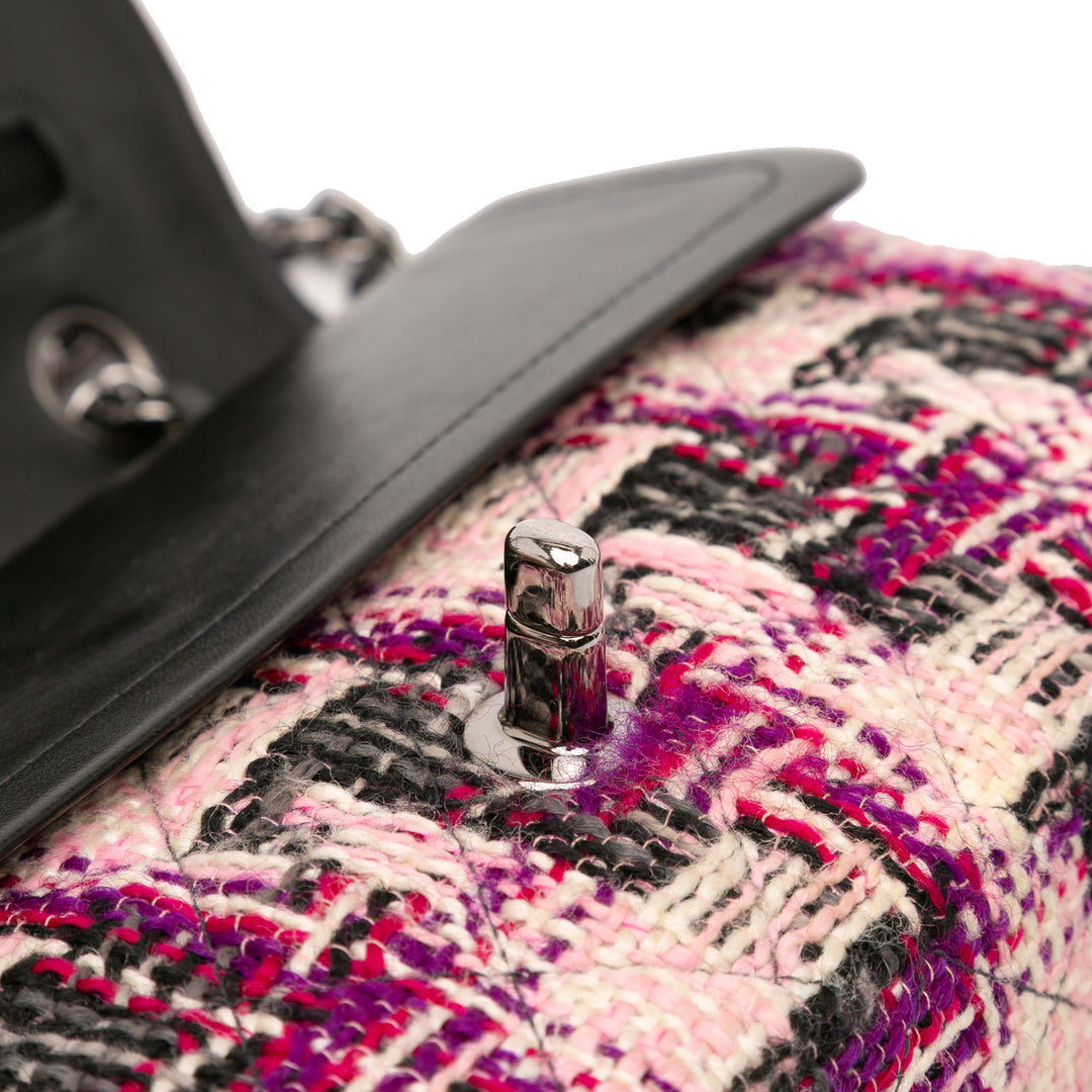 Chanel Medium Classic Tweed Double rabat Rose – GABY PARIS Authentique