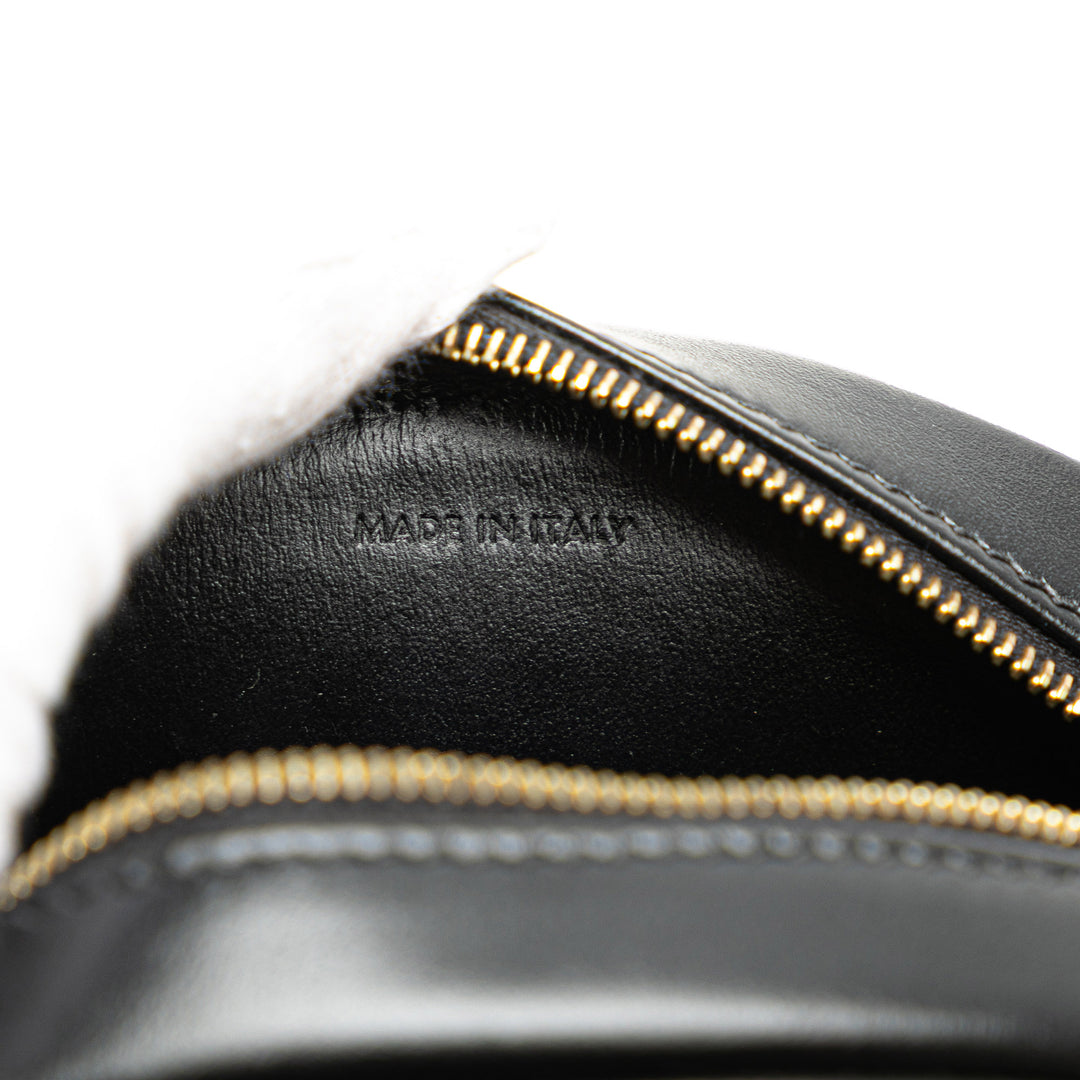 Celine Small Cuir de veau Cuir Triomphe Oval Sac porté croisé