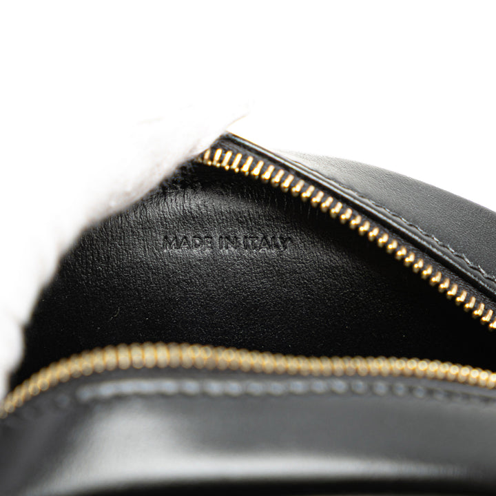 Celine Small Cuir de veau Cuir Triomphe Oval Sac porté croisé