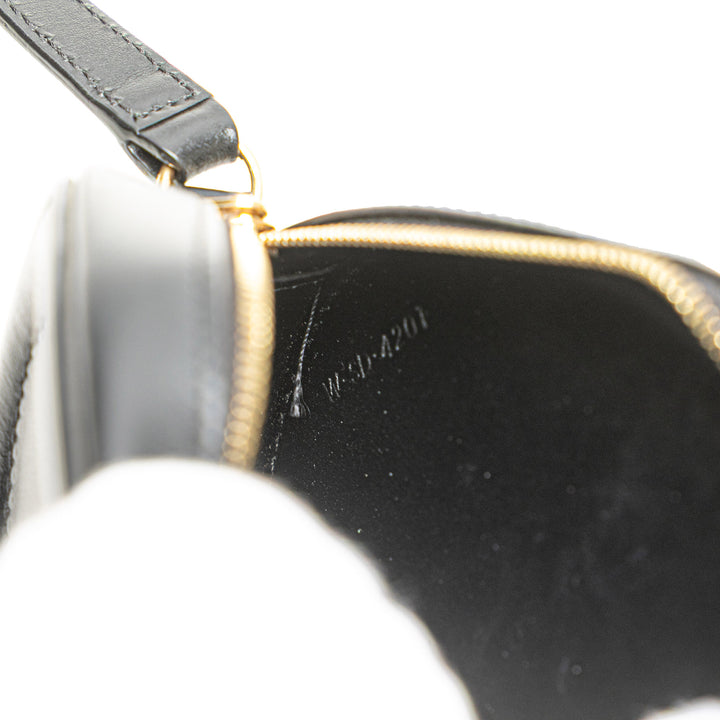 Celine Small Cuir de veau Cuir Triomphe Oval Sac porté croisé