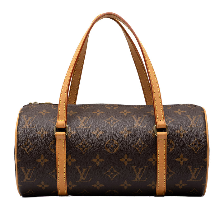Louis Vuitton Sac à main Papillon 28 Monogram Marron – vue principale – GABY PARIS