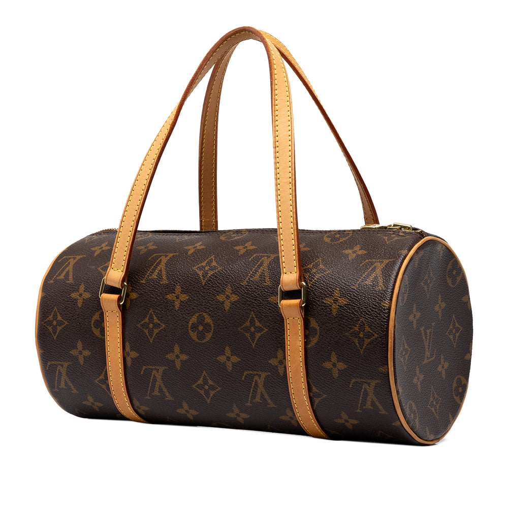 Louis Vuitton Sac à main Papillon 28 Monogram Marron – vue 2 – GABY PARIS