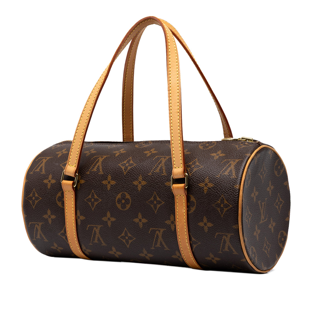 Louis Vuitton Sac à main Papillon 28 Monogram Marron – vue 2 – GABY PARIS