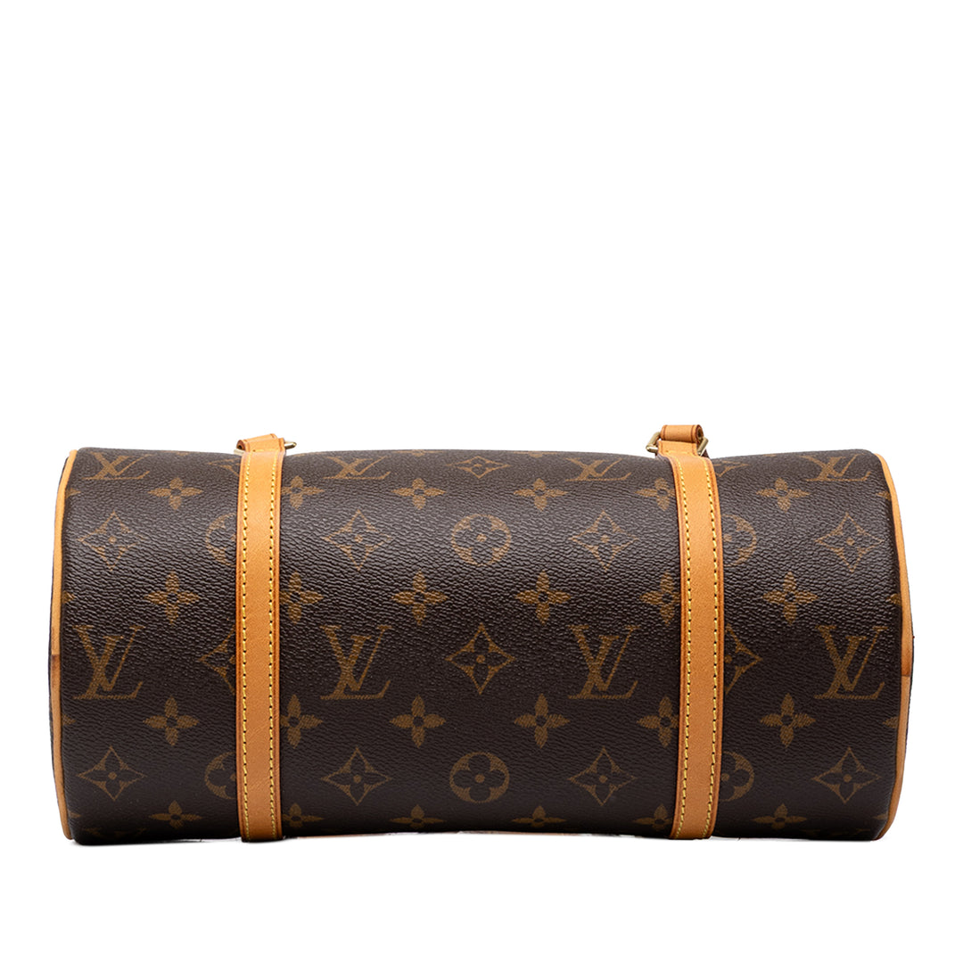 Louis Vuitton Sac à main Papillon 28 Monogram Marron – vue 3 – GABY PARIS
