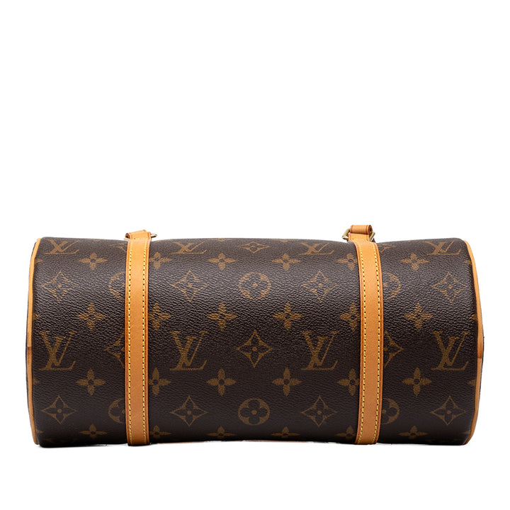 Louis Vuitton Sac à main Papillon 28 Monogram Marron – vue 3 – GABY PARIS