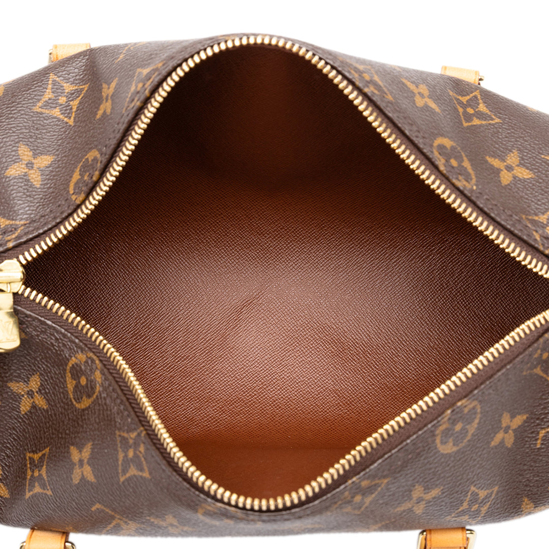 Louis Vuitton Sac à main Papillon 28 Monogram Marron – vue 4 – GABY PARIS