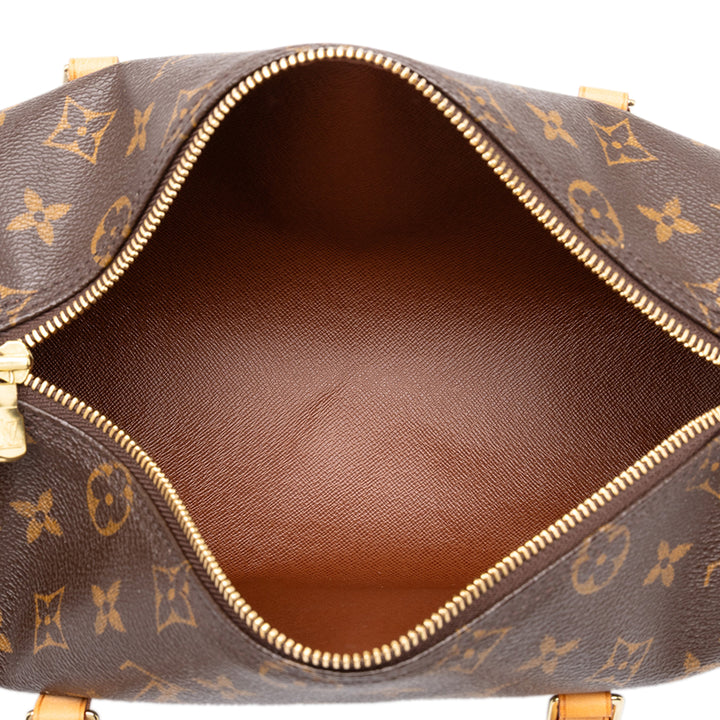 Louis Vuitton Sac à main Papillon 28 Monogram Marron – vue 4 – GABY PARIS