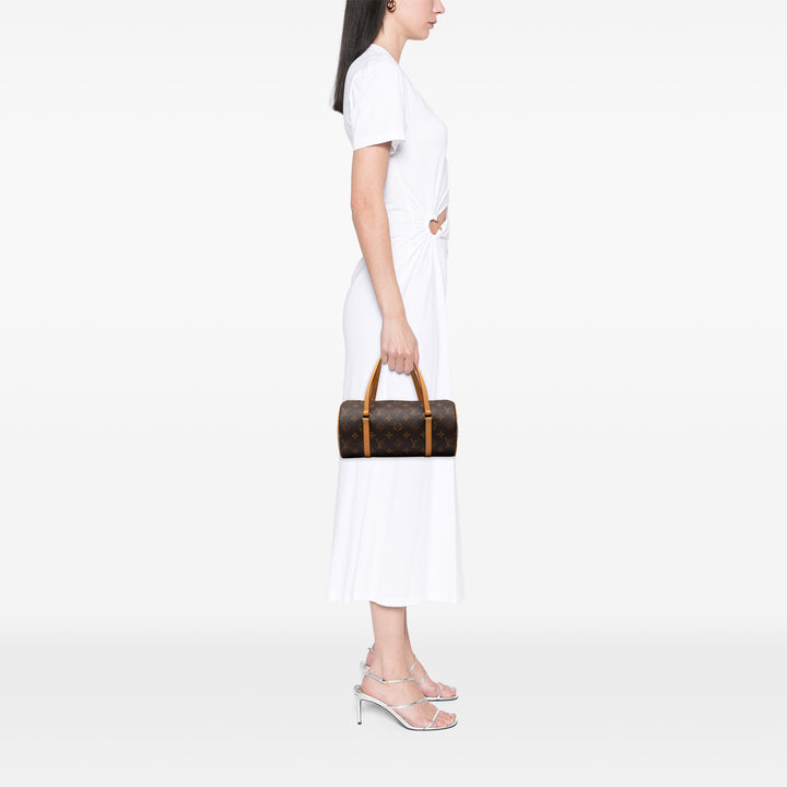 Louis Vuitton Sac à main Papillon 28 Monogram Marron – vue 6 – GABY PARIS
