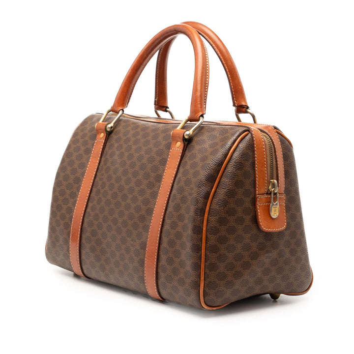 Celine Macadam Coated Toile Boston Sac