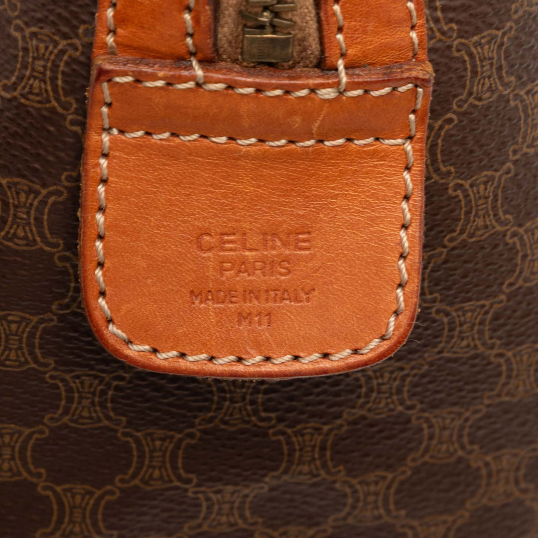 Celine Macadam Coated Toile Boston Sac