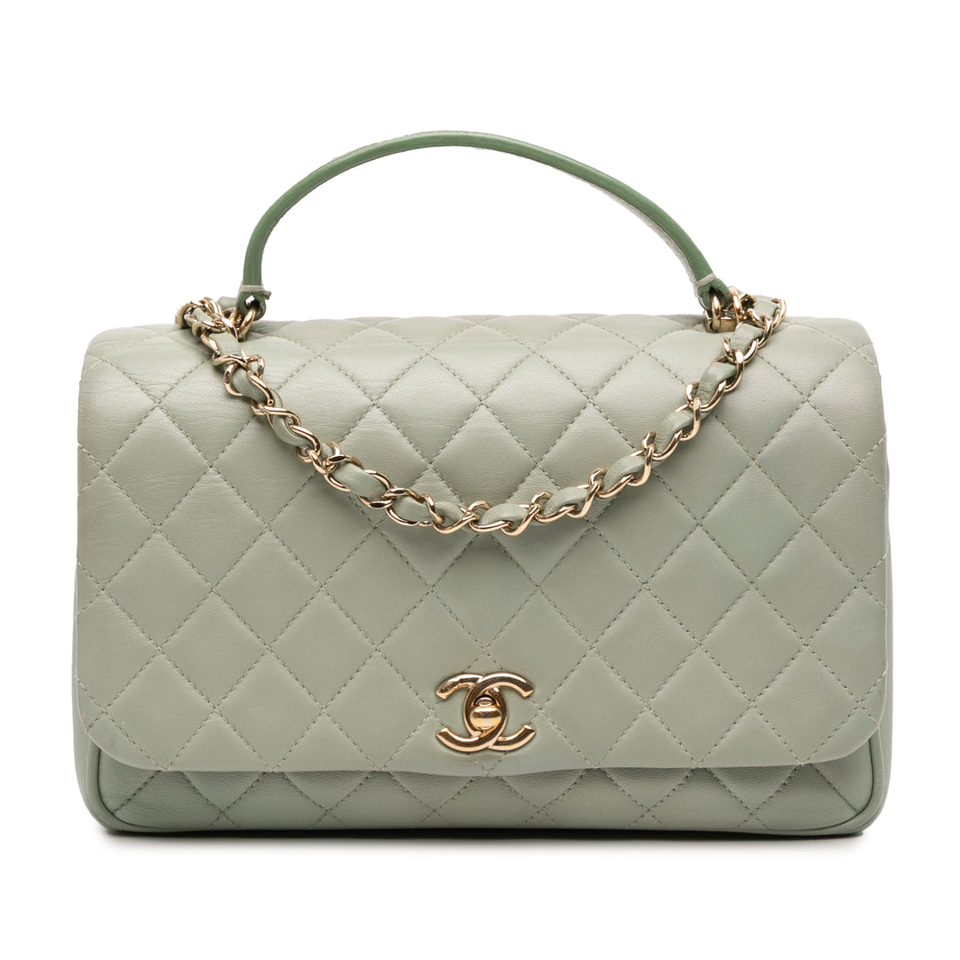 Chanel Small Quilted Cuir d’agneau Citizen Chic Flap Vert – GABY PARIS Authentique