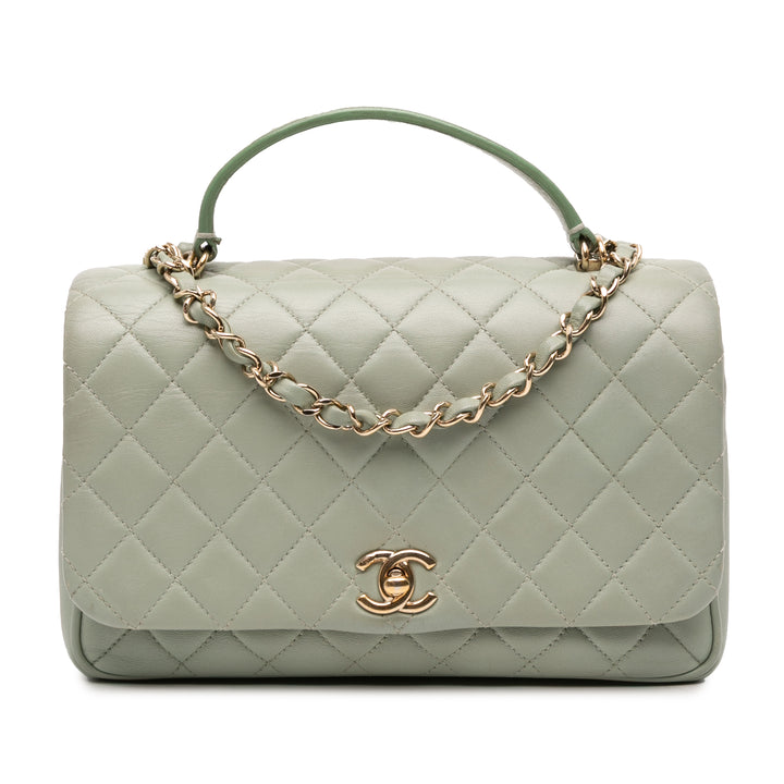 Chanel Small Quilted Cuir d’agneau Citizen Chic Flap Vert