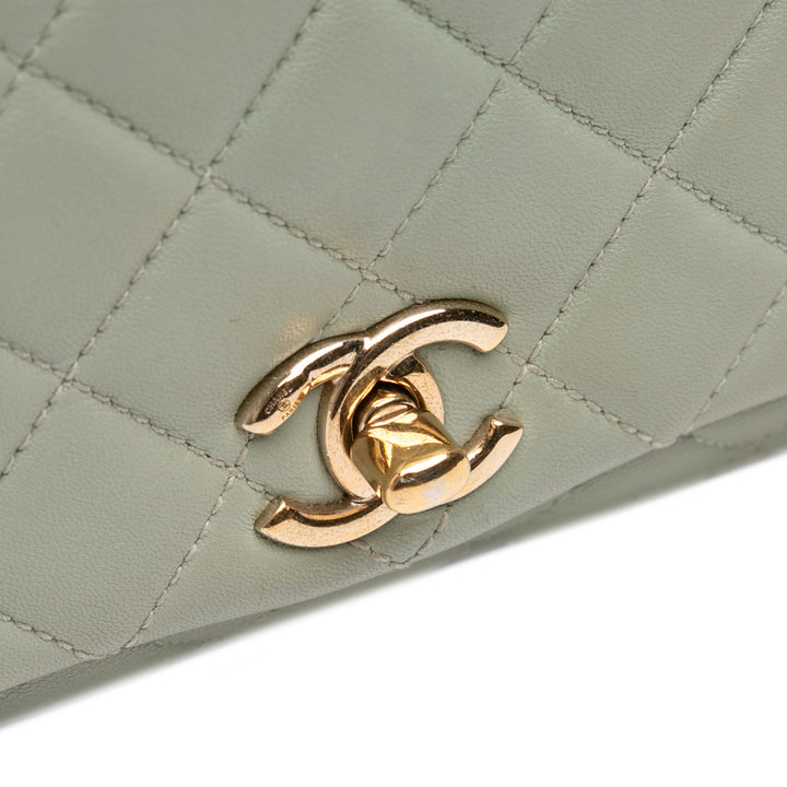 Chanel Small Quilted Cuir d’agneau Citizen Chic Flap Vert