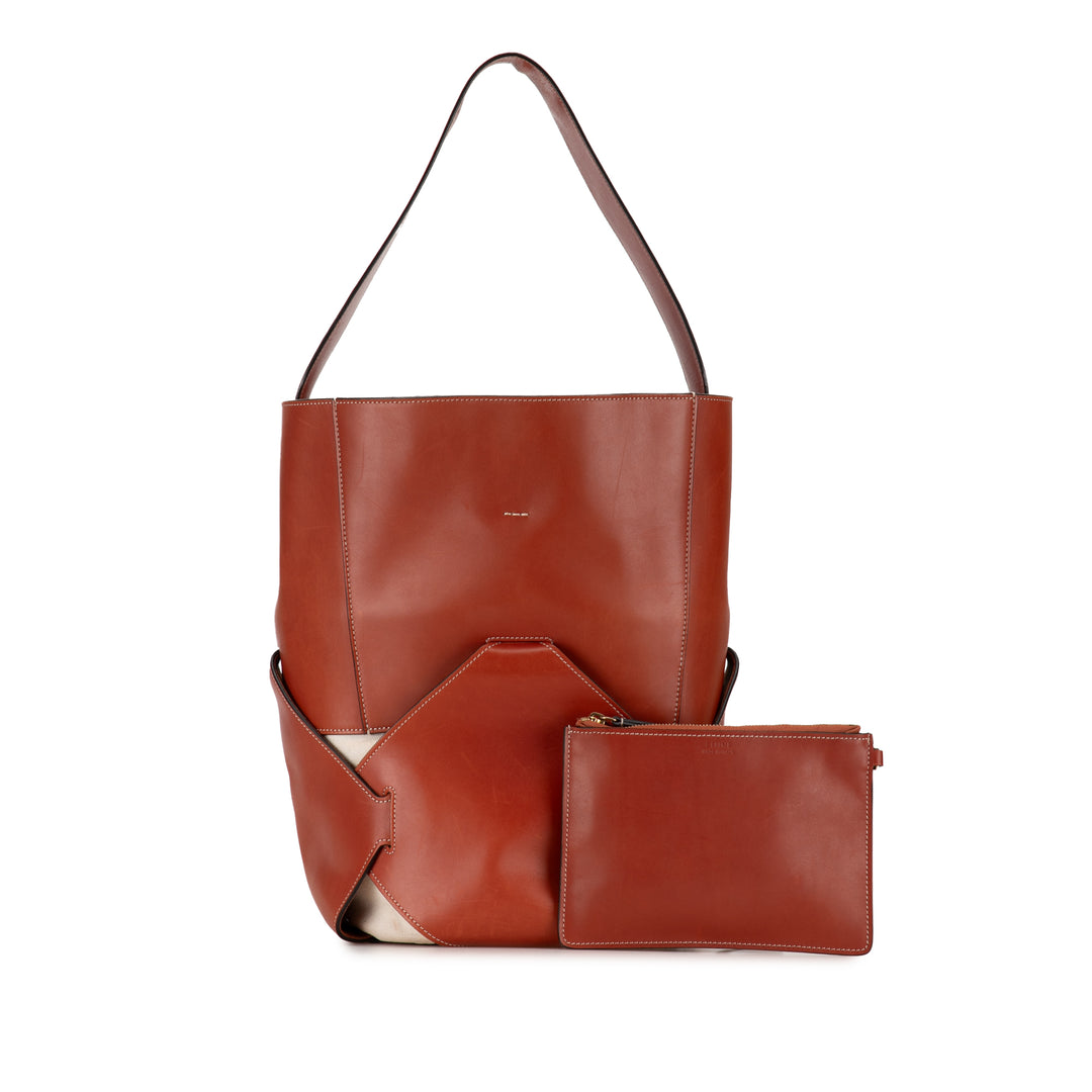 Celine Large Holdall Bucket Bag Brown - GABY PARIS